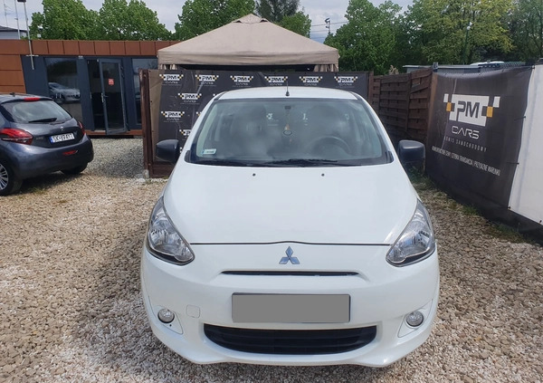 Mitsubishi Space Star cena 15900 przebieg: 99000, rok produkcji 2013 z Katowice małe 301